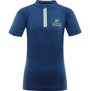 Cyklistické oblečení Dětské rychleschnoucí cyklo triko ALPINE PRO LATTERO modrá 116-122