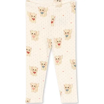 Dívčí oblečení Dětské legíny Konges Sløjd MINNIE PANTS GOTS KS105192.9BYA béžová 01X, vel. 86