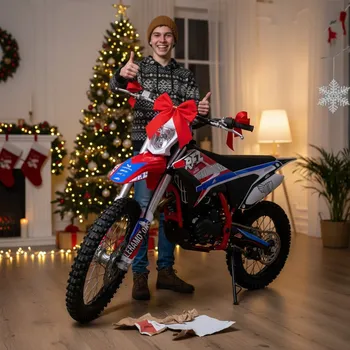 malá motorka Leramotors Pitbike Leramotors By Apollo THUNDER 250ccm 21/18 červená