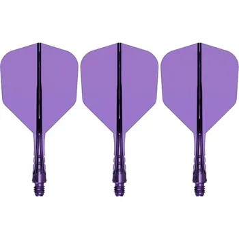 Příslušenství pro šipky Mission Letky Force 90 Vortex - Standard No6 - Short - Purple F4582