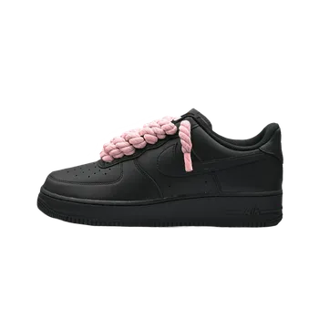 Pánské tenisky Nike Air Force 1 Low "Black Rope Laces Pink" Velikost: 45.5