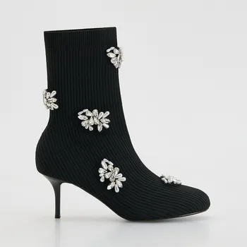 Dámská zimní obuv Reserved - Dámské kotníkové boty - černý - 900FF-99X - 900FF-99X-38