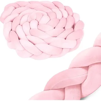 Dětská postýlka Ricokids nárazník do postýlky 3 m růžový