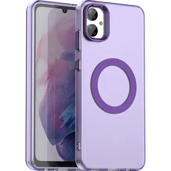Pouzdro na mobilní telefon Techsuit CandyCase MagSafe pro Samsung Galaxy A05 fialová