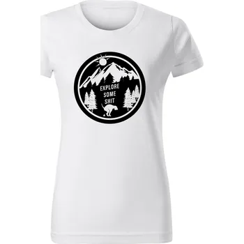 Dámské tričko Chrápátko Dámské tričko EXPLORE SOME Velikost: XXL, Barva: Khaki