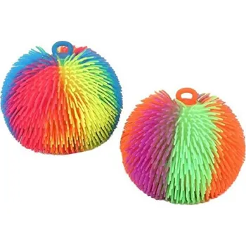 Dětský míč Mačkací míček duhový 17 cm