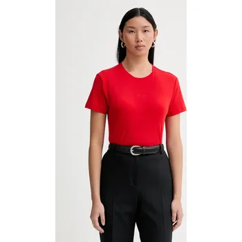 Bavlněné tričko Calvin Klein LV044E205G červená 33X, vel. XS