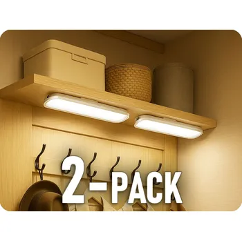 Baseus LED nabíjecí svítilna s dotykovým ovládáním 5W, 5V, bílá/2-PACK! [DGXC-02]