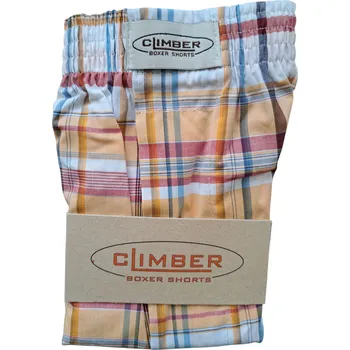 Trenýrky Climber 3100-ORA3 oranžové pánské popelínové trenýrky Barva: oranžová, Velikost: XL