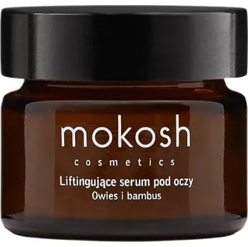 Pleťové sérum Mokosh Ujędrnienie i Odżywienie Liftingové oční sérum s ovsem a bambusem 15 ml