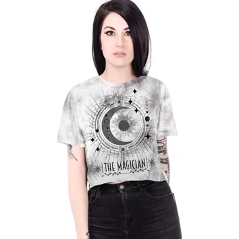 Dámské tričko Tričko z Outer Vision - The Magician - Ženy - šedá