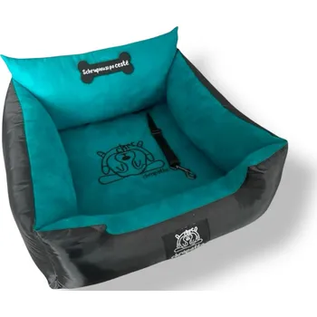 Pelíšek pro psa Autosedačka pro psy Aqua black Velikost: 60x60/45x45