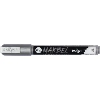 Darwi Marbel Fixka 6 mm Silver N°080 1 ks