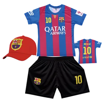 Numberoplus Premium dětský fotbalový dres + fotbalová kšiltovka Barcelona FC - Lionel Messi.Č.10 Velikost: 16 let (vel.166-172)