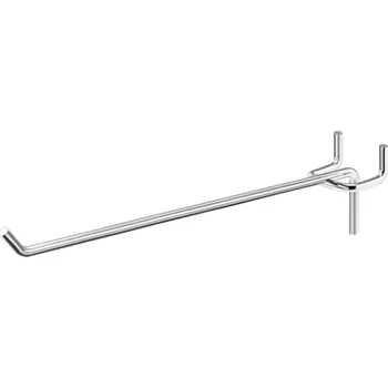 Prodejní regál Háčky jednoduché, délka 300 mm, chrom, 10 ks
