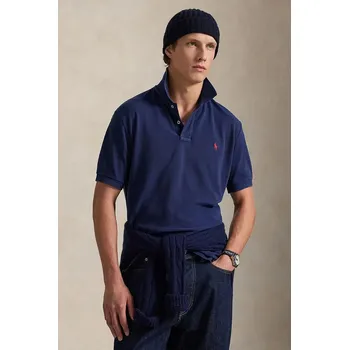 Bavlněné polo tričko Polo Ralph Lauren 710A12934 námořnická modř 59X, vel. L