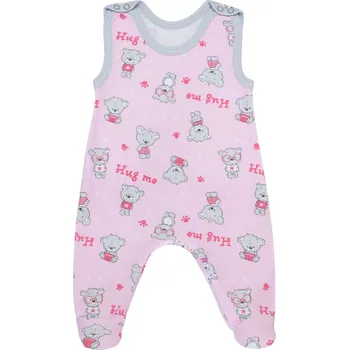 Dupačky ESITO | Kojenecké dupačky Teddy bears Pink - růžová / 62
