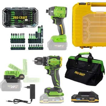 Sada nářadí PROCRAFT AKUSET2 aku sada nářadí 20V 5dílů