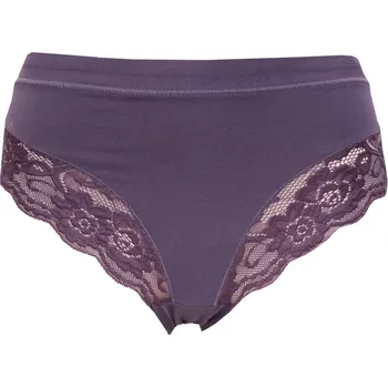 Dámské spodní prádlo Kalhotky s krajkou pro ženy Andrie PS2949 švestková velikost XXL-50/52