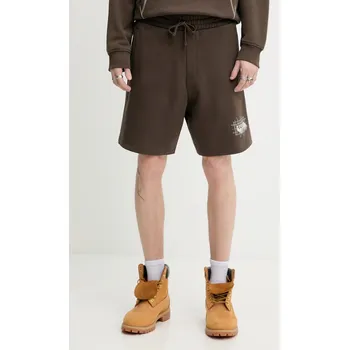 Dámské kraťasy Bavlněné šortky Hugo Blue Nothali 50553499 hnědá 89X, vel. M