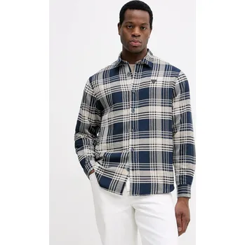 Pánská košile Košile Guess pánská, tmavomodrá barva, relaxed, s klasickým límcem, M5BH24 W1951 M5BH24.W1951 59B, vel. S