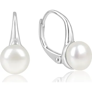 Náušnice Meucci ŘÍČNÍ PERLY Béžová