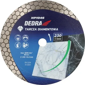 Brusný kotouč Dedra H1046 Diamantový kotouč 230mm medová plástev