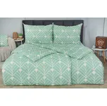 Bavlněné povlečení PLUS 4dílné RENELA zelené