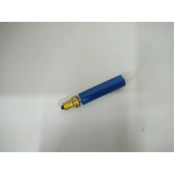 Vánoce Vánoční žárovky náhradní dlouhé svíčky Zlatokov 14V E10 čiré + patice Varianta: žárovka svíčka modrá E10 14V