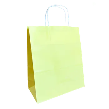 Sáček na potraviny Taška papírová vanilková 260x120x300mm