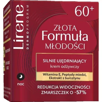 Pleťová kosmetika Lirene Złota Formuła Młodości zpevňující výživný krém 50ml