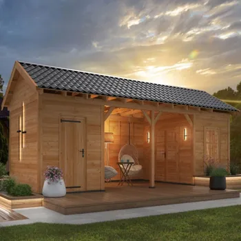 Přístřešek na auto Tuindeco Hamar 12 L 903 x 395 cm