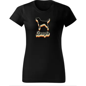 Chrápátko Dámské tričko BEAGLE Velikost: 3XL, Barva: Khaki