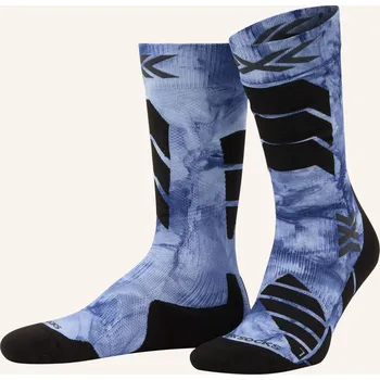 Dámské ponožky X-Socks Lyžařské Ponožky Ski Expert Wild, modrá / černá