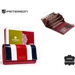 Peterson Kožená dámská peněženka v dárkové krabičce PTN PL-467 Multi