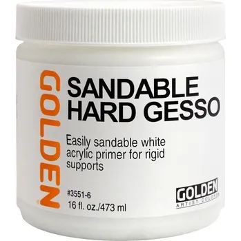 Speciální výtvarná barva Golden Artist Colors Sandable Hard Gesso Médium 473 ml 1 ks