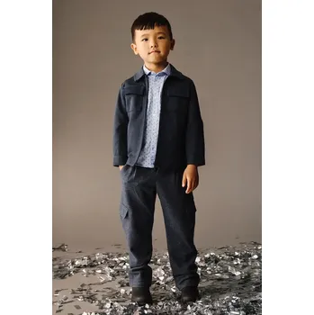 Chlapecké oblečení Dětské kalhoty Mayoral 4570.5H.Mini.9BYA námořnická modř 59X, vel. 140