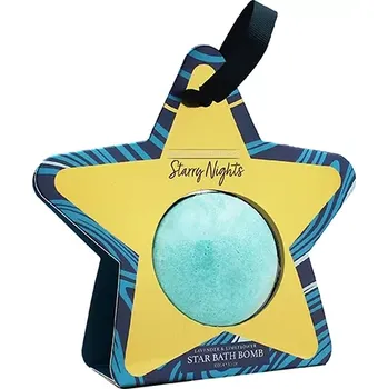 Koupelová pěna The Indulgent Bathing Co. Starry Nights Star Bath Bomb koupelová bomba 100 g