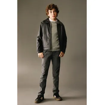 Chlapecké kalhoty Dětské kalhoty Mayoral 7567.7D.Junior.9BYA šedá 09X, vel. 160