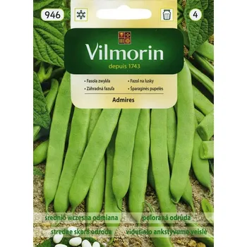 Semeno Fazol na lusky Admires (trpasličí, zelený, široké lusky) 10/2025