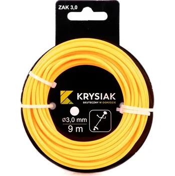 KRYSIAK žací struna 3 mm 9m - kulatá