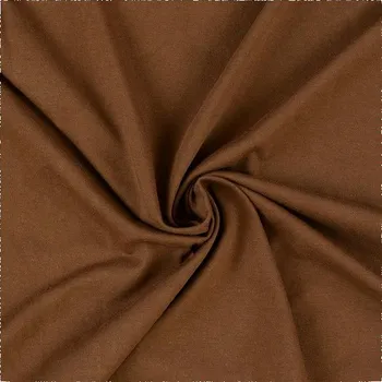 Prostěradlo Kvalitex Jersey prostěradlo tmavě hnědé 120 × 200 cm