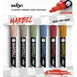 Darwi Marbel Sada fixek 4 mm Nature 6 ks