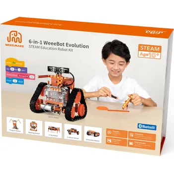 ostatní stavebnice WEEEMAKE 181017 6-in-1 WeeeBot Evolution Robot Kit
