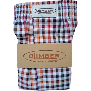 Trenýrky Climber 3100-RUZ6 růžové pánské popelínové trenýrky Barva: růžová, Velikost: XL