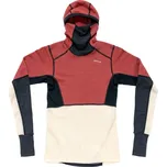 Dámské termoizolační merino triko DEVOLD Expedition Arctic Pro Hoodie Wmn, Marsala - S