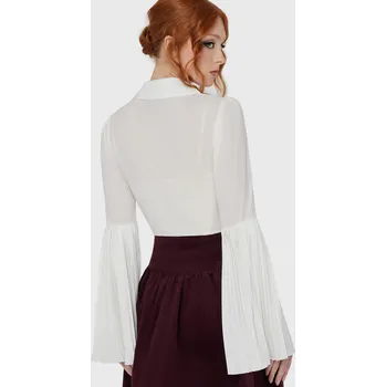 Dámská halenka Halenka Gotika z Killstar - Alexandra's Mourning Shirt - Ženy - bílá