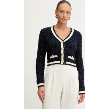 Dámský svetr Kardigan Guess AOMORI dámský, tmavomodrá barva, W5BR0E Z4090 W5BR0E.Z4090 59X, vel. XS