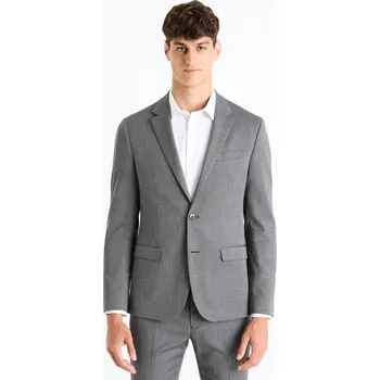 Pánské sako Celio Sako slim Fubicol 1125571 Šedá 52