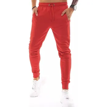 Pánské oblečení Pánské kalhoty červené Dstreet UX3339 M